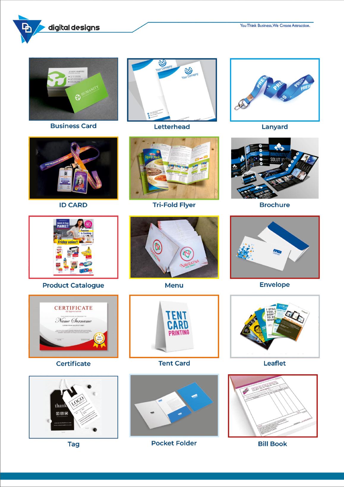 Digital Designs portfolio page 3