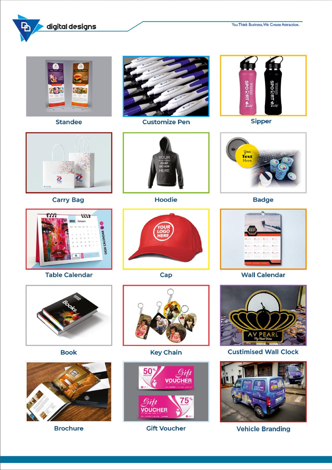 Digital Designs portfolio page 4